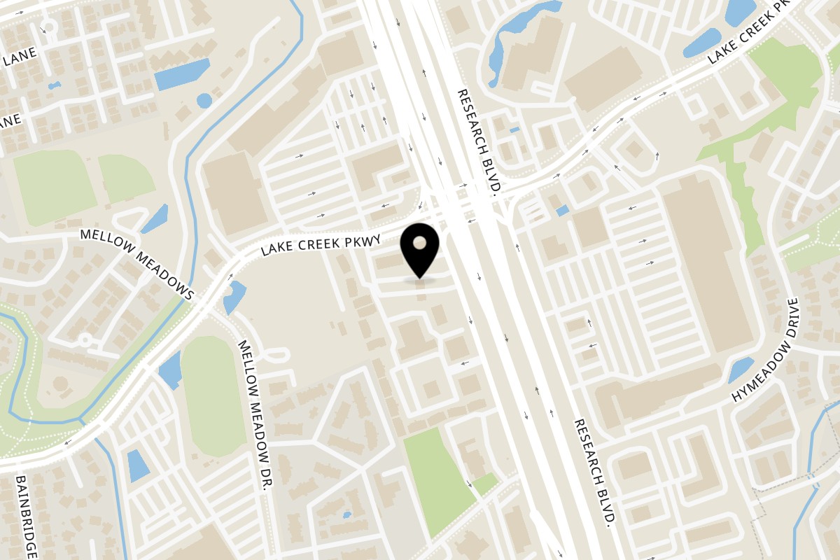 Map showing the location of Desi sandwich foodies | Indian Street Food on 13752 Research Blvd in Austin